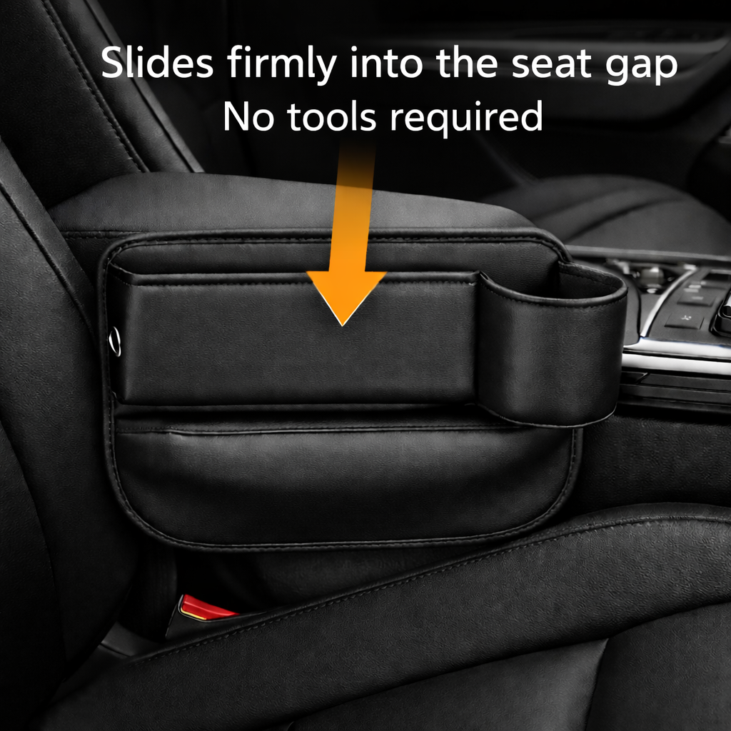 Organisateur de Siège Auto – Anti-Chute & Rangement